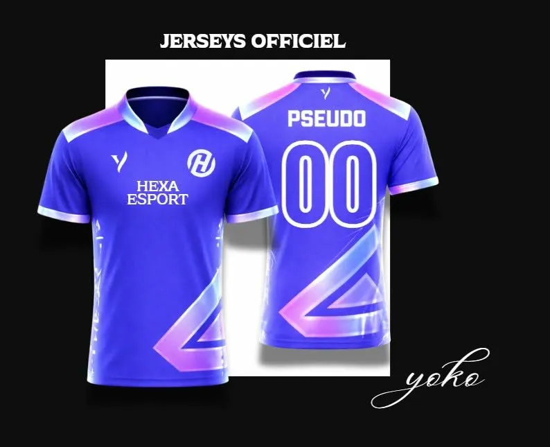 Maillot Bleu Hexa